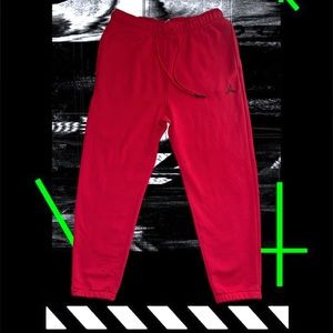 Nike Air Jordan Essential Fleece Men's Jogger Sweatpants (Gym Red)